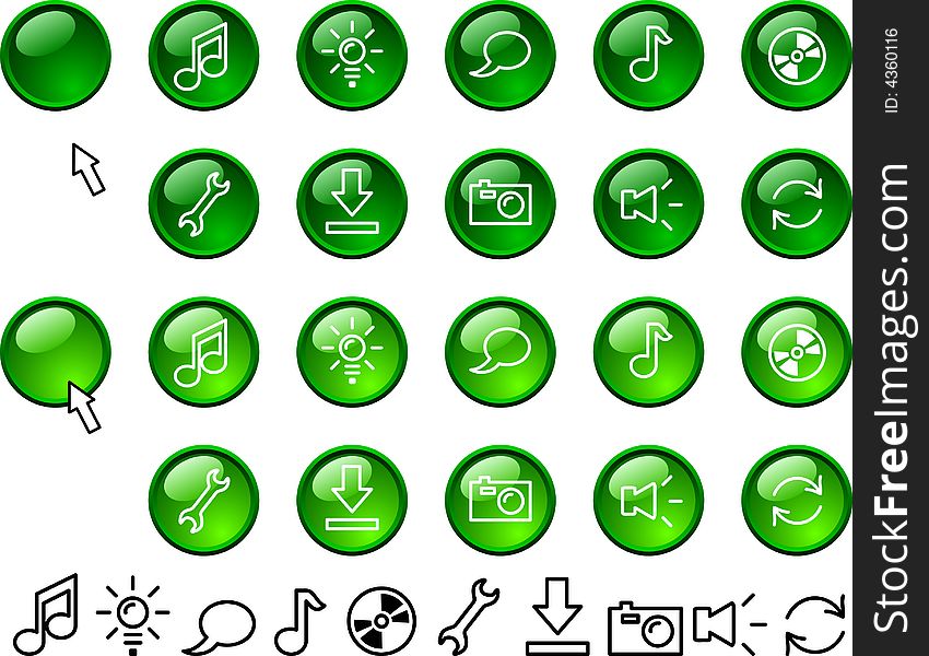 Set Of Web Icons.