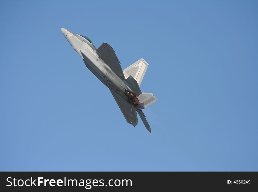F-22 picture taken at local airsshow. F-22 picture taken at local airsshow