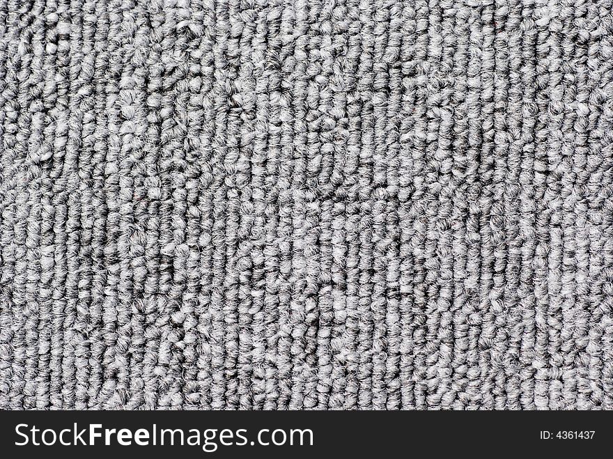 Grey felt carpet