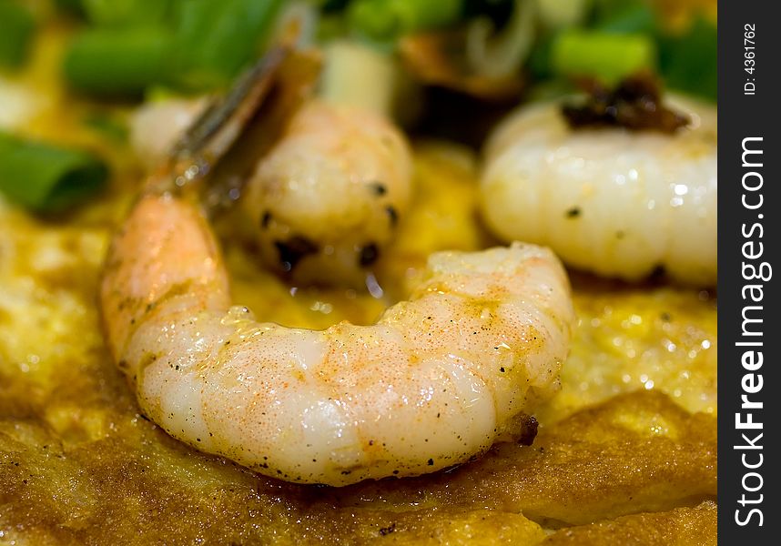 Prawn Omelette