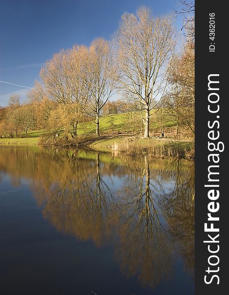 Recreation park in Rijswijk, Holland, in spring. Recreation park in Rijswijk, Holland, in spring