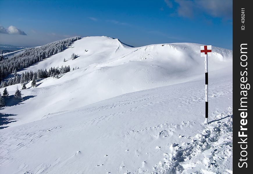 Piatra Mare mountains (Great Rock) are situated near Brasov City. The highest point have 1843 meters altitude. Piatra Mare mountains (Great Rock) are situated near Brasov City. The highest point have 1843 meters altitude.