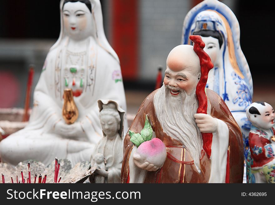 Buddhist statue in Hong Kong