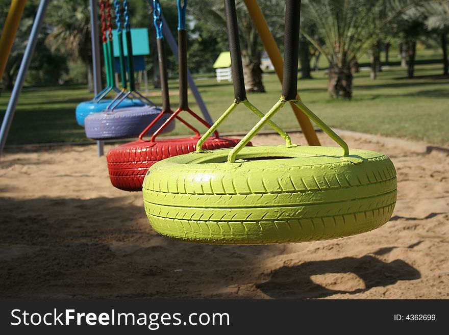 Children's play area with wheels