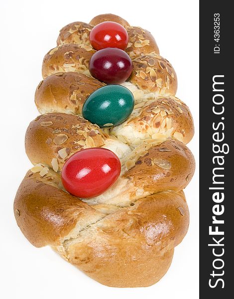 Easter plaited Danish pastry