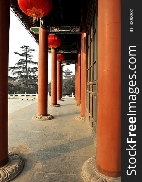 Chinese ancient architecture of xian XingQing park,Xian,China. Chinese ancient architecture of xian XingQing park,Xian,China.