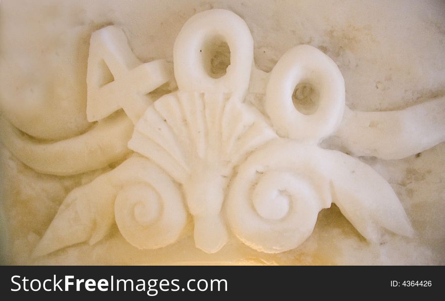 Ice Sculpture is special art in Canada. This one was found near Quebec City.
For celebrate of Quebec City 400 anniversary.