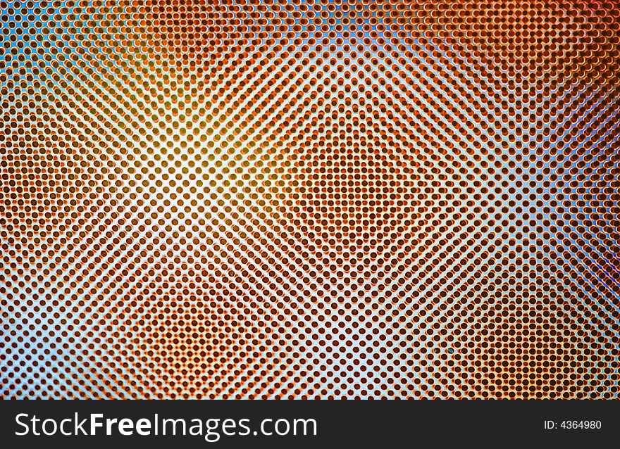 Background with many points, giving a moire effect. Reddish orange. Background with many points, giving a moire effect. Reddish orange.