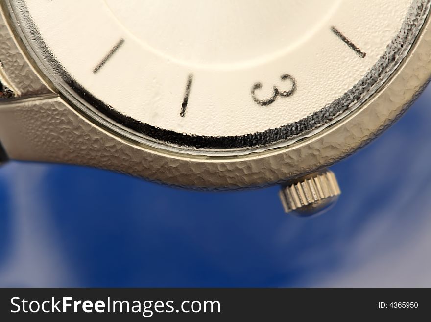 Close up of a frozen wrist watch. Close up of a frozen wrist watch