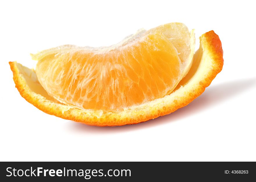 Segment mandarin - an orange. Crossing of citrus - grade Clementin