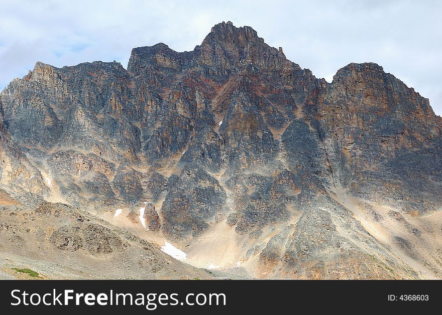 Mountains in Rockies Jasper National Park