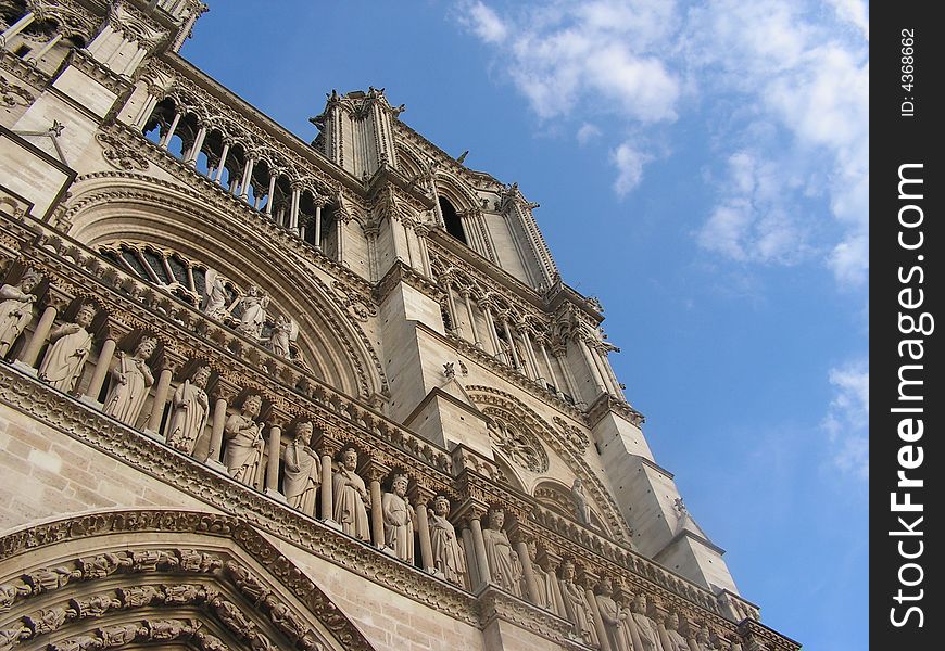 View of Cathedrale Notre Dame de Paris