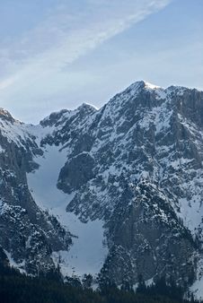 Snow-covered Peak Royalty Free Stock Images