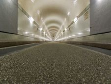 Tunnel In Hamburg, Under The Elbe Stock Images Tunnel In Hamburg, Under The Elbe Stock Images