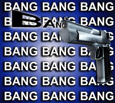 Gun Bang 5 Royalty Free Stock Photo