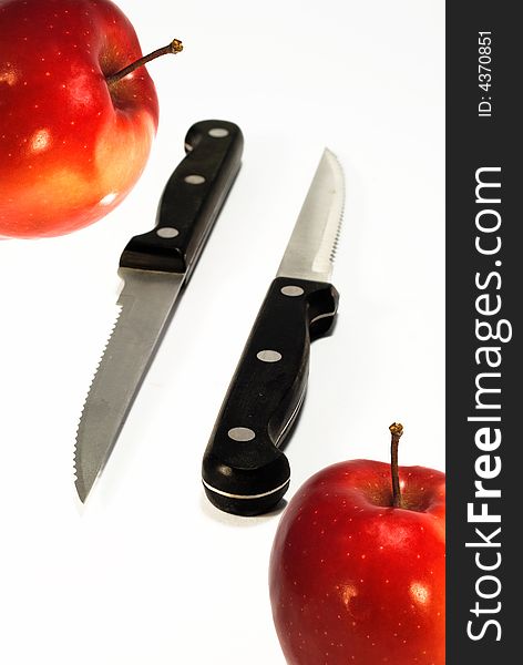 Knife & Apple