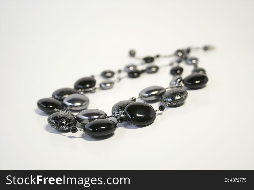 Beautiful beads for women on table
