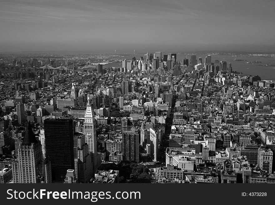 New York Skyline as seen from the Empire State Building