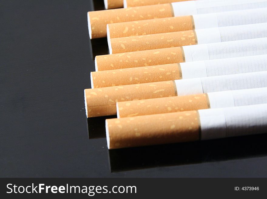 Cigarettes isolated on a background