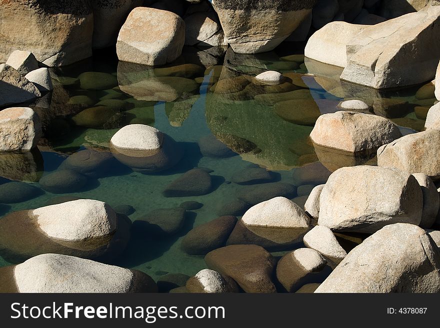 Reflection in the Water from Lake Tahoe. Reflection in the Water from Lake Tahoe