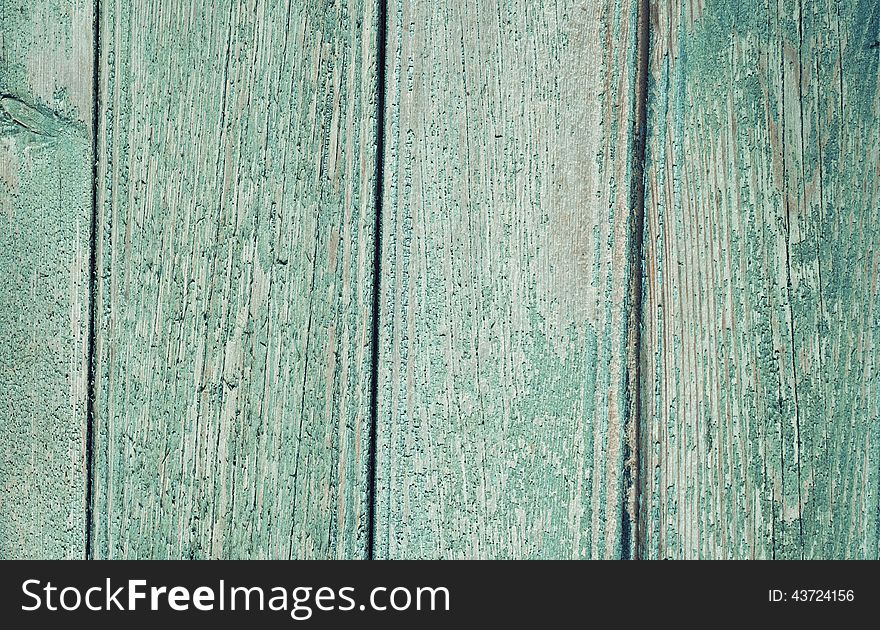 Old painted wooden planks shabby blue. Old painted wooden planks shabby blue