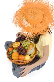 Fruit Basket Stock Image
