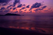 Unusual Sunset Stock Image Unusual Sunset Stock Image