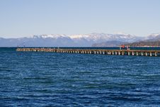 Pier At The Lake Royalty Free Stock Image Pier At The Lake Royalty Free Stock Image