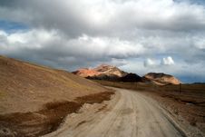 Road Of Pamirs Highland In Tibet Stock Image Road Of Pamirs Highland In Tibet Stock Image