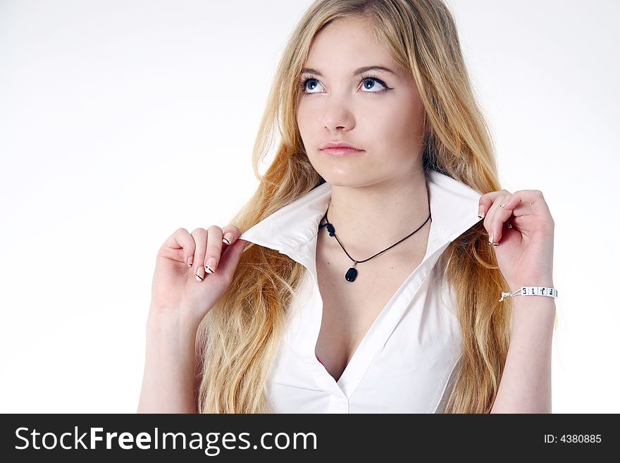 Portrait Of An Attractive Young Woman