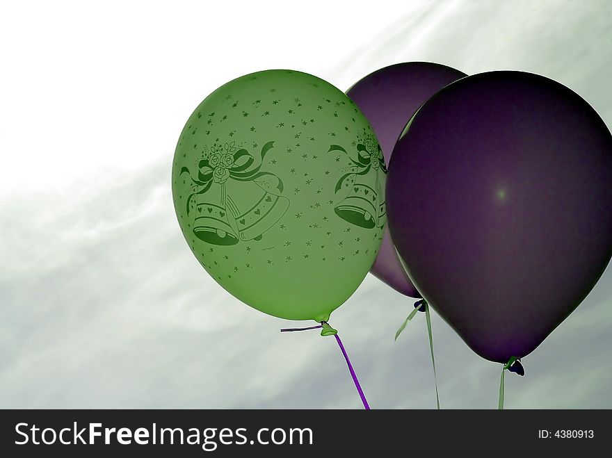 Colorful balloons set up for a celebration