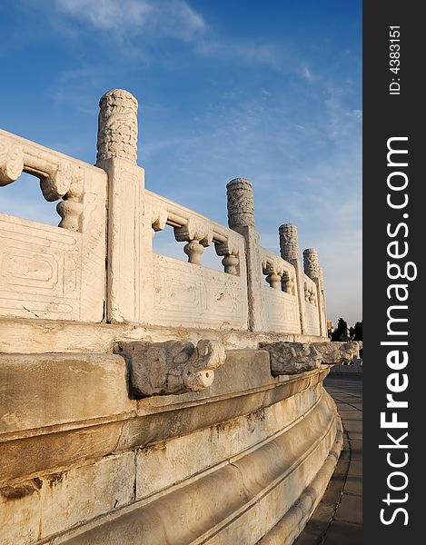 Temple of Heaven under blue sky