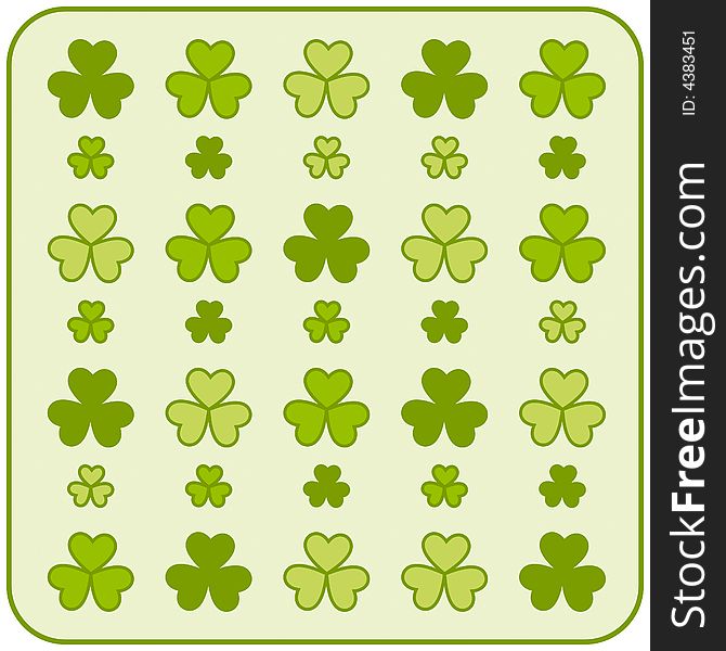 St. Patrick's Day vector background available in vector format