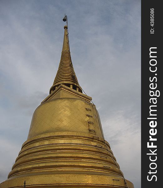 Golden Tower In Thailand