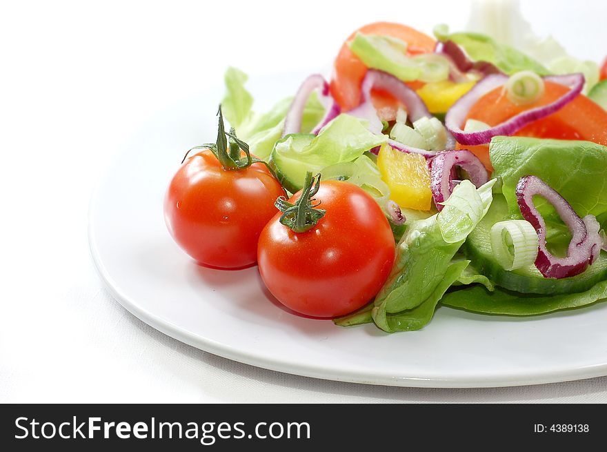 Delicious fresh vegetables studio shot. Delicious fresh vegetables studio shot