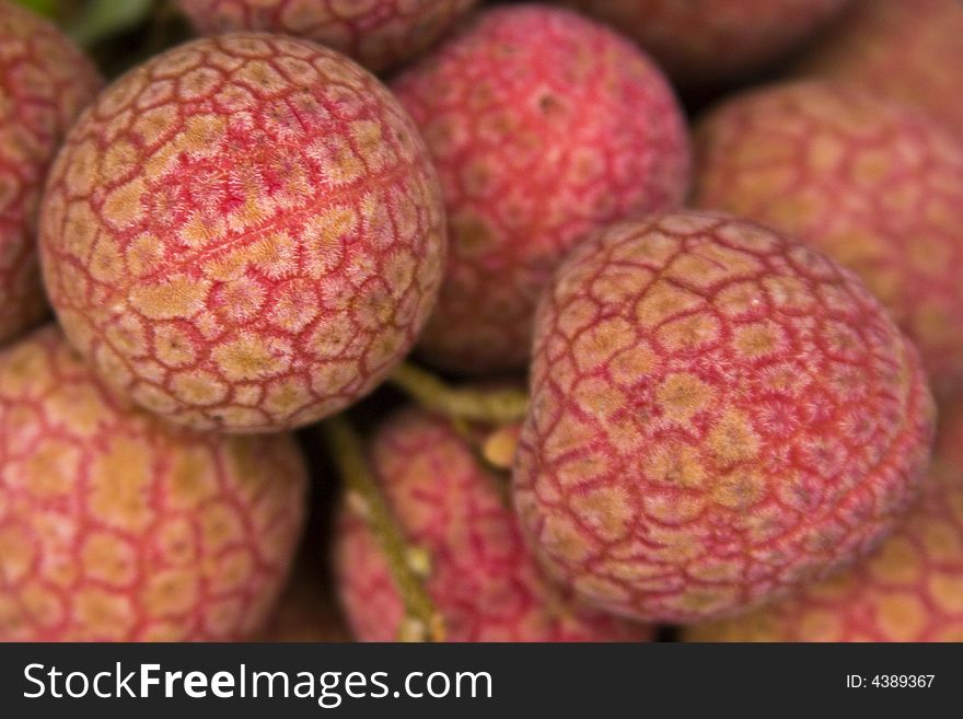 Lychees for sale in a local wet market