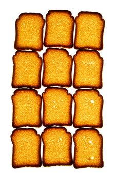 Golden Rusk Royalty Free Stock Photography