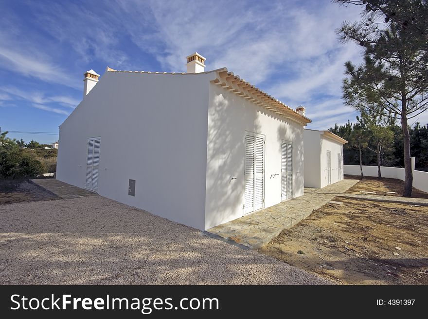 White Countryhouse In Portugal