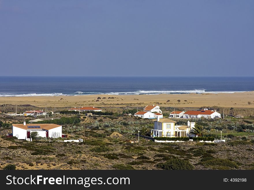 Carapateira and the Atlantic Ocean in Portugal