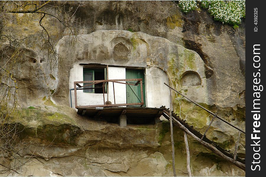 Bakhchisarai, Crimea, monastery, man's, Piously-Uspensky. Bakhchisarai, Crimea, monastery, man's, Piously-Uspensky