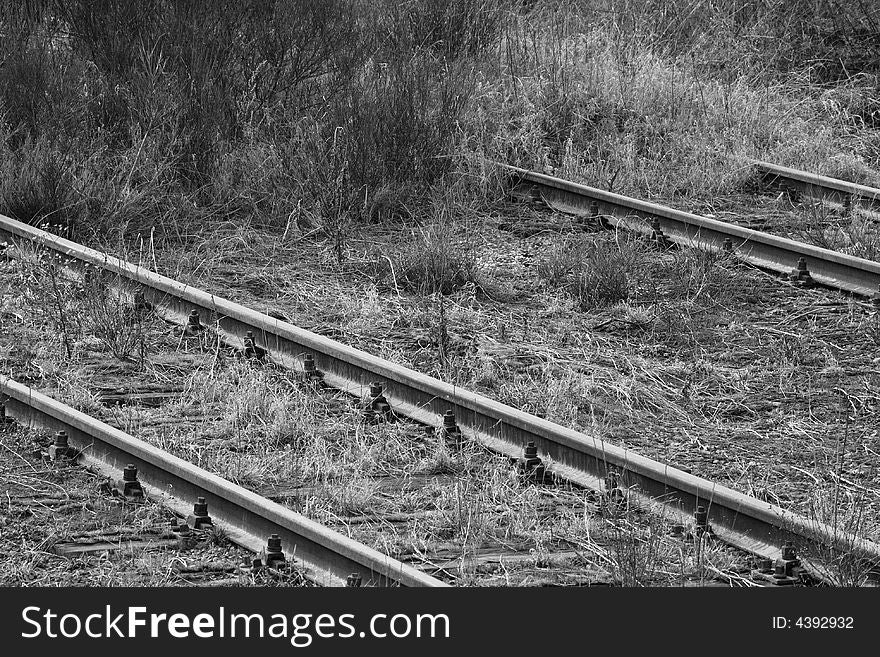 Railroad to nowhere in Poland