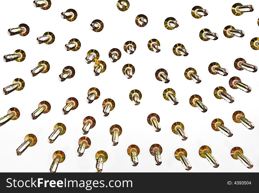 Screws Isolated On White