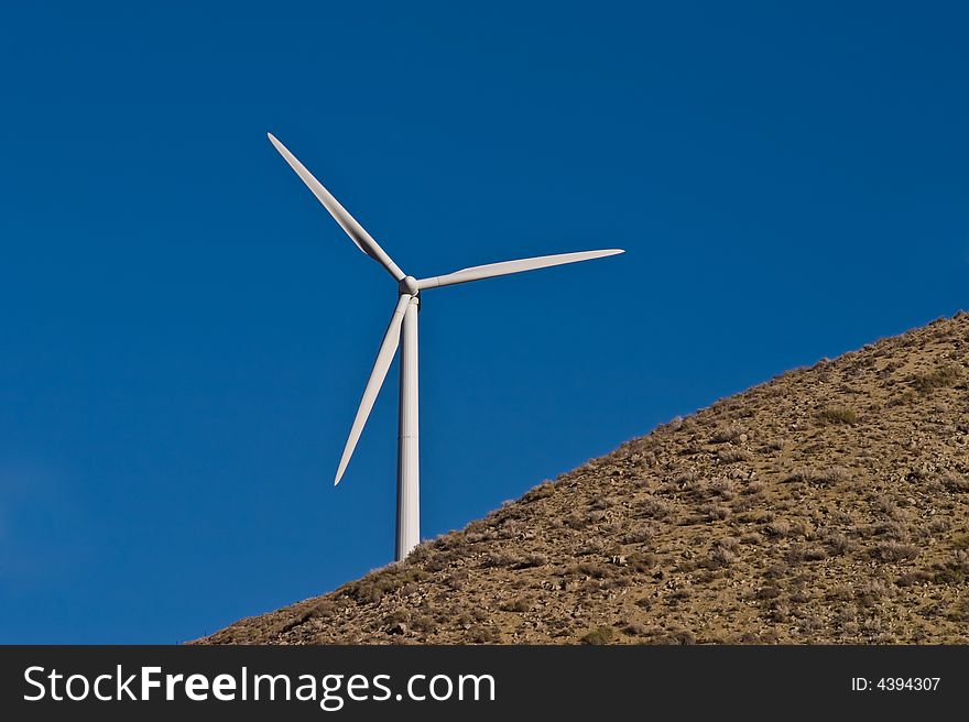 Windmill power generators near Mojave, California