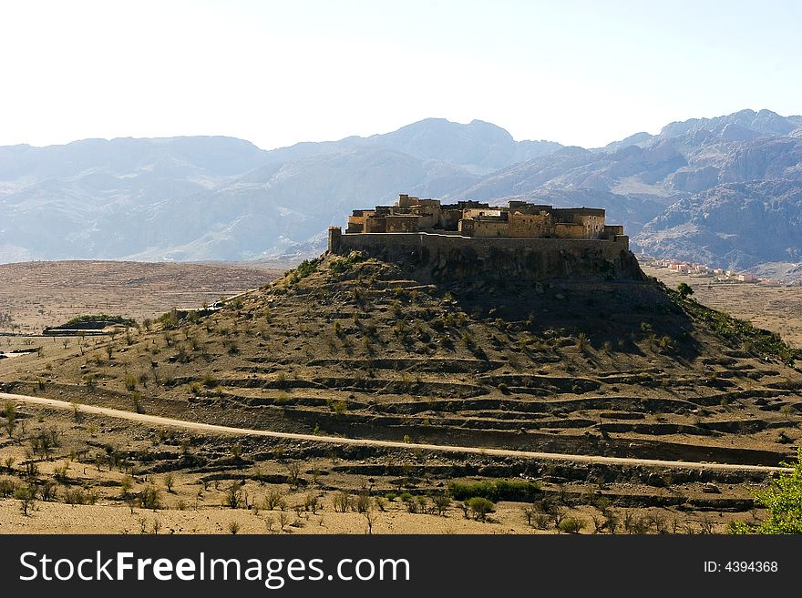 Small village in Atlas Mountain. Small village in Atlas Mountain