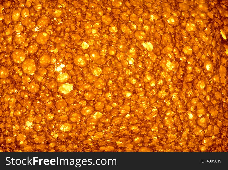 Abstract background of a golden rusk