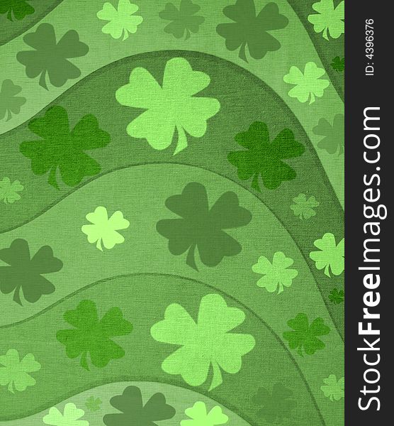 Grungy green st patrick's day background - fabric texture. Grungy green st patrick's day background - fabric texture
