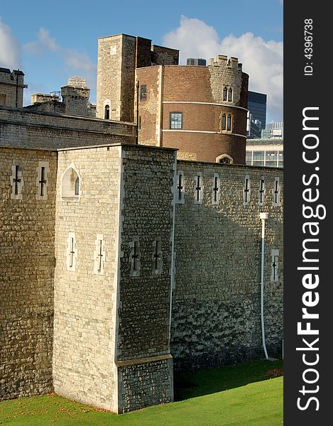 Part of The Tower of London, England