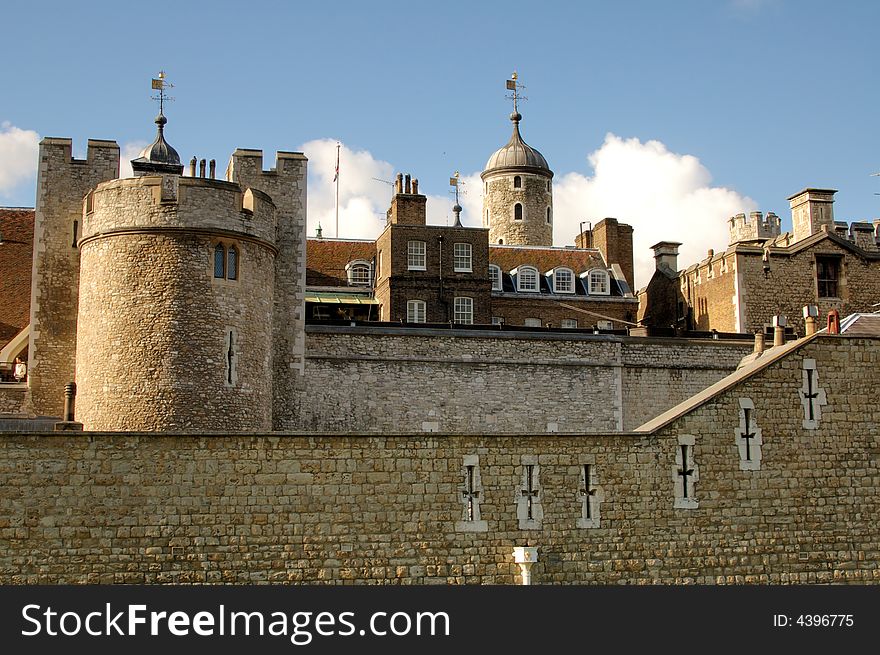 Part of The Tower of London, England