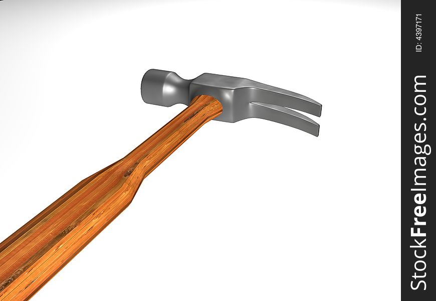 A tool for construction - the hammer. A tool for construction - the hammer