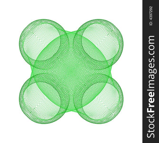 Abstract fractal resembling a wire thing